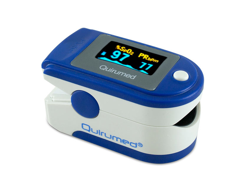 Oxymètre de doigt à onde de pléthysmographie, alarme et connexion USB