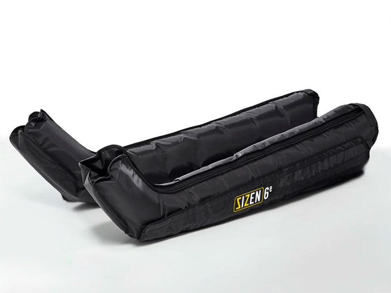 Pressothérapie Sizen 6e avec 6 chambres, 4 programmes et 25 niveaux de pression