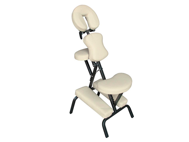 Chaise de massage ergonomique pliable PAN avec structure en acier et rembourrage dense