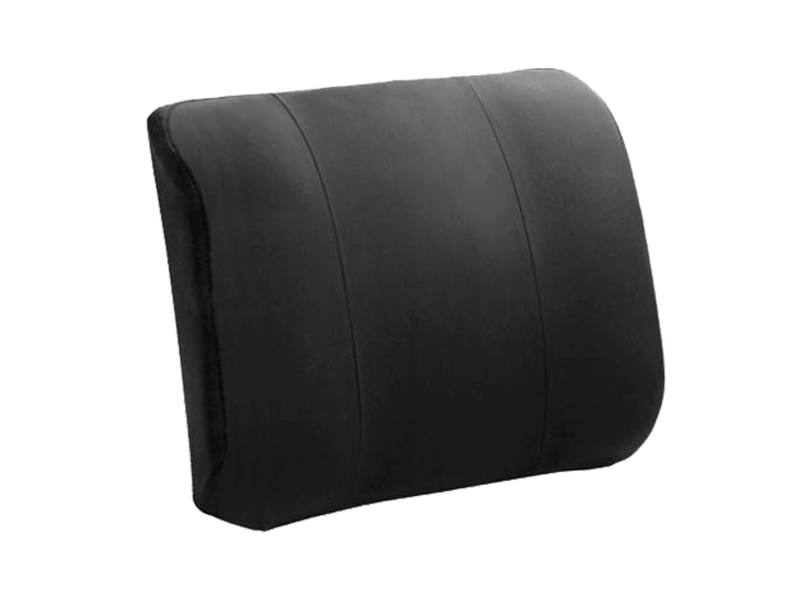 Cuscino lombare anatomico viscoelastico 40x33x12,5 cm con cinturino regolabile