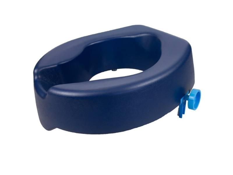 Alza WC Blando Azul para Idosos com Suporte de Até 160 kg