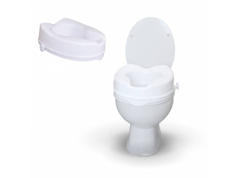 Elevatore WC senza braccioli Titán 10 cm in polipropilene