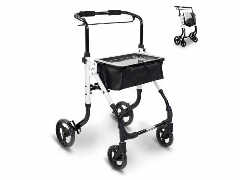 Andador Rollator Orthopédico 4 Ruedas Mod. Olimpo Branco