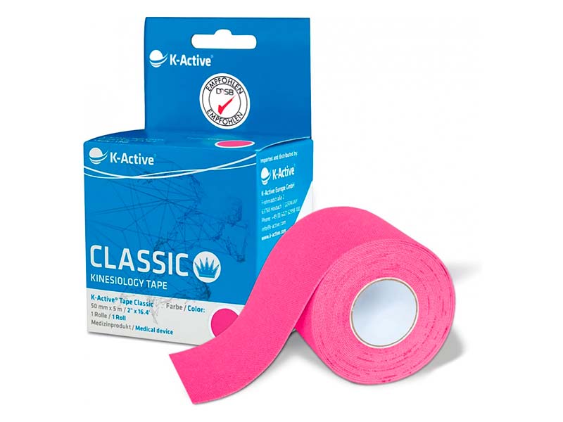 1 rotolo di benda Kinesiotape K-Active 5 cm x 5 m