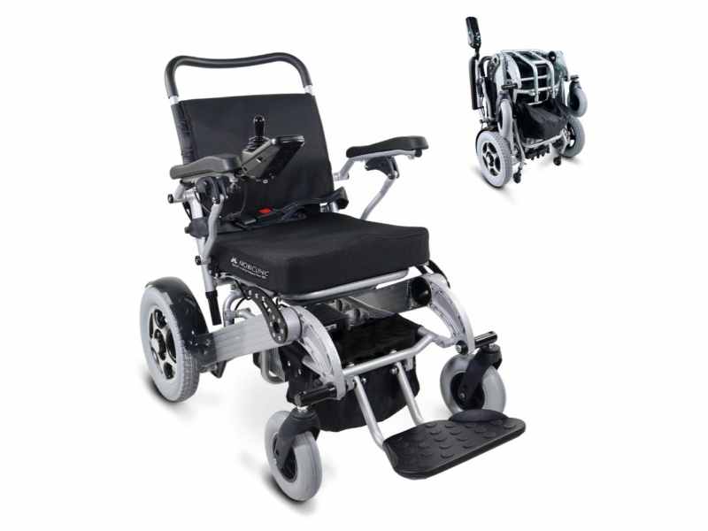 Sedia a rotelle elettrica Troya Plus 2*24V10Ah, pieghevole 24.8 kg