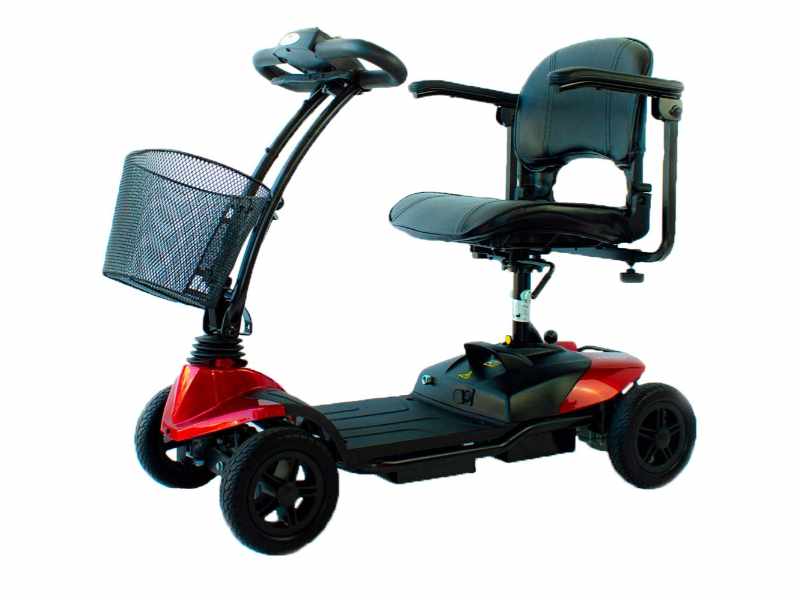 Scooter Elétrico 4 Rodas Virgo Burdeos para Mobilidade Reduzida