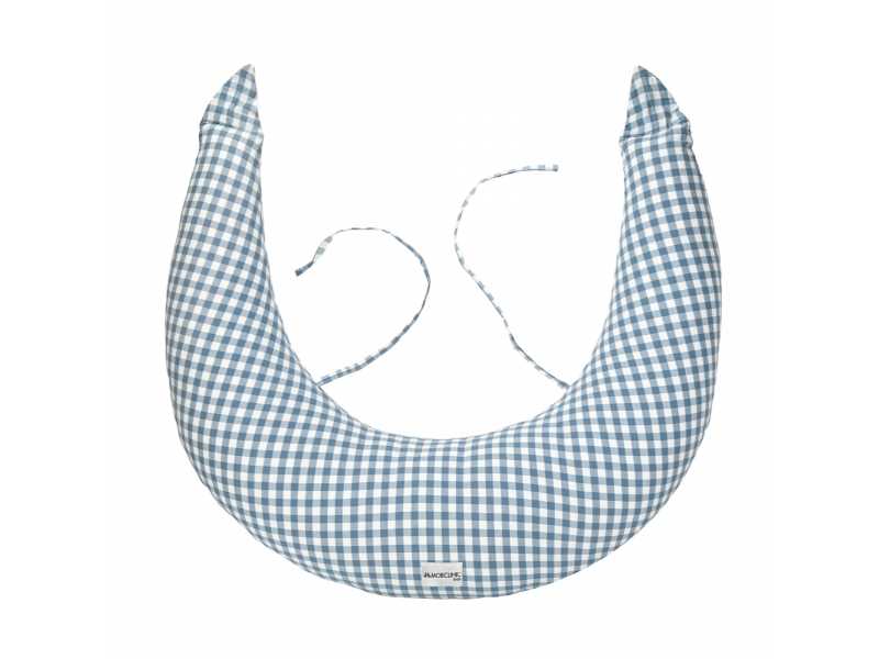 Cuscino per allattamento 3 in 1 con stampa Vichy Aura