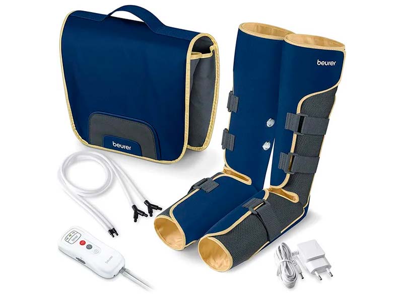 Apparecchio per pressoterapia a due pezzi per gambe