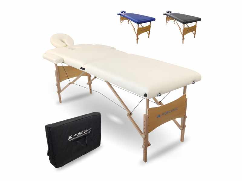 Table Pliable en Bois avec Cuir Synthétique, 186x60 cm, Noir