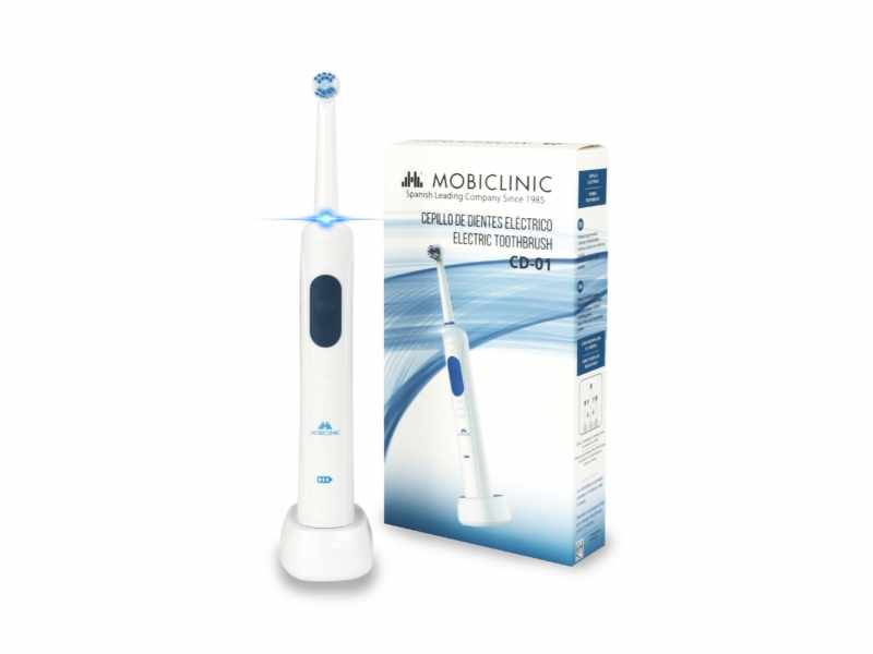 Brosse à dents électrique rechargeable CD01 avec 2 têtes de rechange