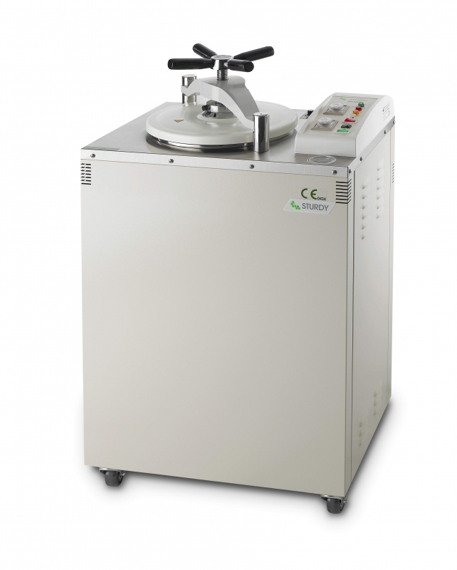 Autoclave verticale Classe S. Capacità 50 litri.