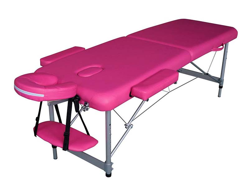 Lettino portatile in alluminio (senza schienale) TITANO