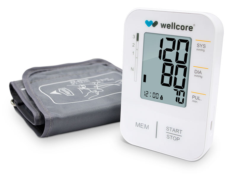 Wellcore arm digital blood pressure monitor