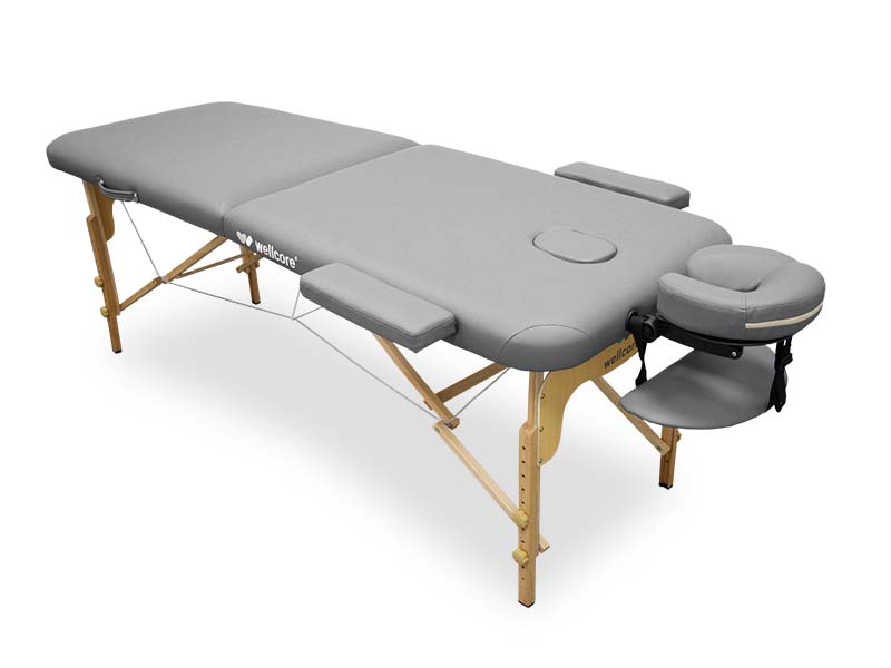 Lettino da massaggio pieghevole in legno WELLCORE 185 x 65 cm