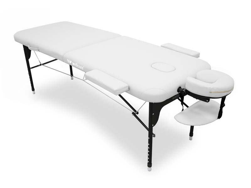 Lettino pieghevole in alluminio WELLCORE 185 x 65 cm