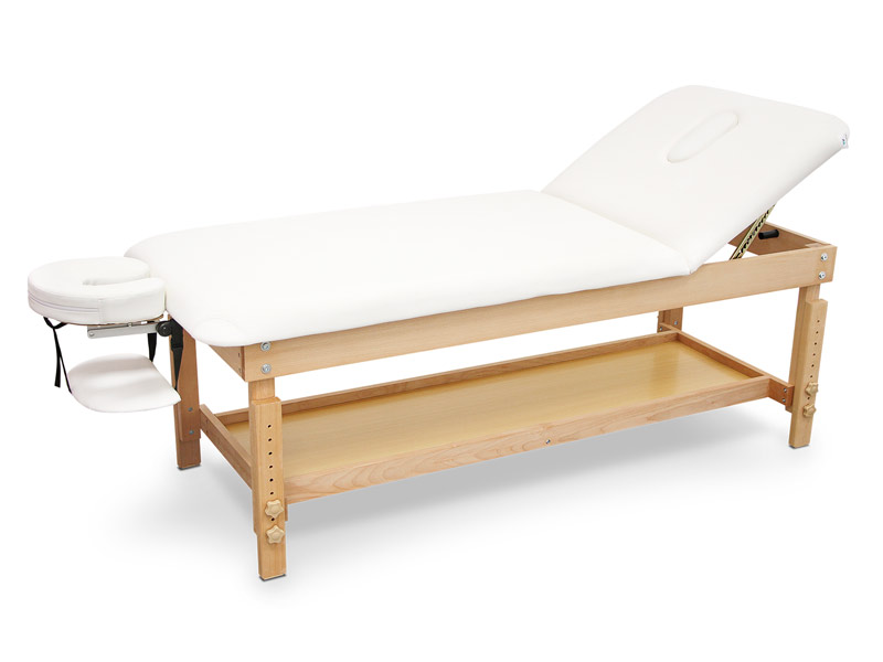 Feste Holztrage mit Wellcore-Rückenlehne