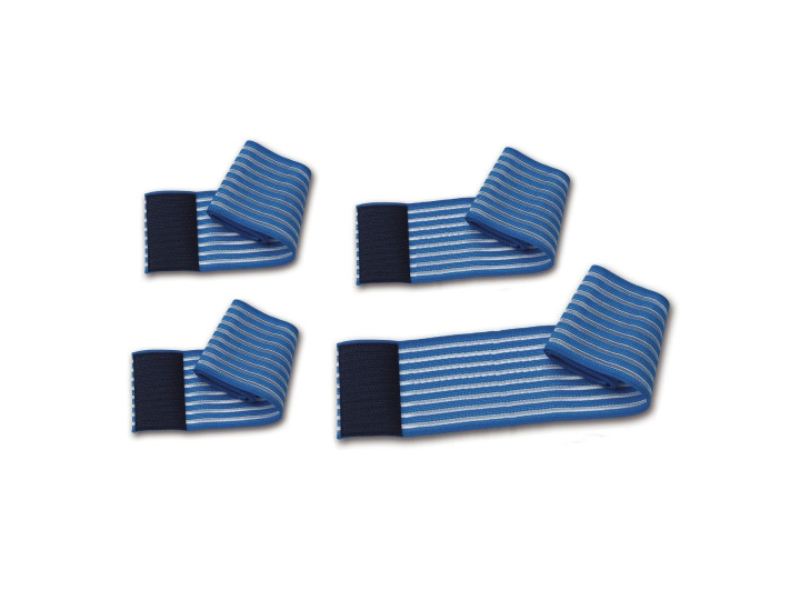 4 fasce elastiche Fiab lunghezza 40, 60, 80, 100 cm altezza 8 cm universali elettrostimolazione ionoforesi bendaggi fasciature