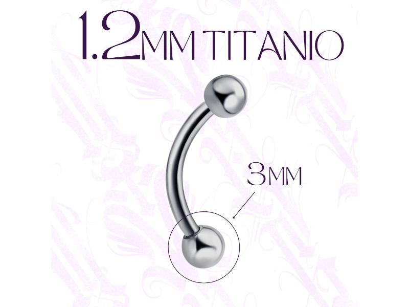 16G Piercing Daith Rook Helix Orecchio Piercing Labbro Acciaio Inossidabile Curved Barbells Piercing Ombelico Piercing Sopracciglio Gioielli Per Body Piercing Donna Uomo 10mm Nero - Foto 3