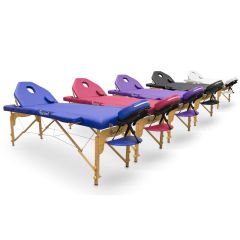 Camilla plegable de madera ELITE 194 x 70 cm