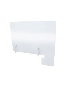 Side protection screen for counters and tables