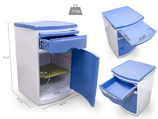 Stolik przyłóżkowy szpitalny