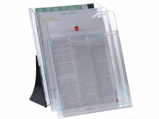 Espositore da tavolo Archiplay 3 scomparti DIN A4 verticale 200x240x315 ...