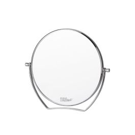 Specchio Rialzato Specchio Metallico Normale e 5 Ingrandimenti Ø 16,5 cm
