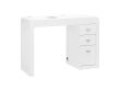 Mesa de manicura 312 blanco con absorber de polvo y 3 gavetas