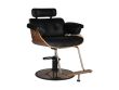 Fauteuil de coiffure et barbier GENOVA réglable en hauteur, design loft