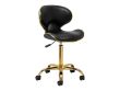 Tabouret cosmétique ergonomique Gabbiano Q-4599G réglable 50-65 cm noir