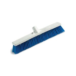 Scopa PBT blu per alimentari da 60 cm.