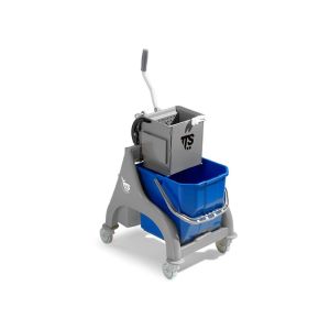 Carrello professionale per le pulizie Nick grigio15 lt con strizzatore O-Key