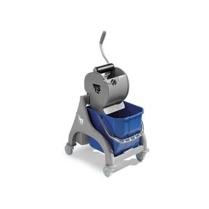 Carrello professionale per le pulizie Nick grigio 15lt con strizzatore Dry