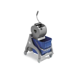 Carrello professionale per le pulizie Nick grigio 25lt con strizzatore Dry