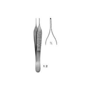 Pinceta model ADSON-BROWN, 1x2 zabkowana