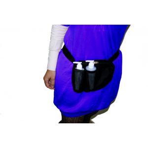 Pásková taška se dvěma 125ml láhví, pro gely, krémy a oleje.