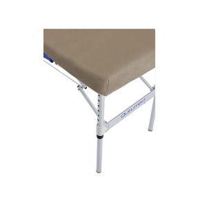 Pokrowiec z gumką na kozetkę, leżankę, brązowy