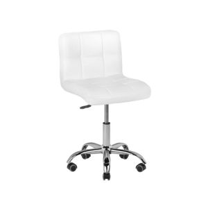 Tabouret multifonction pivotant avec dossier POL-5299 en similicuir PU