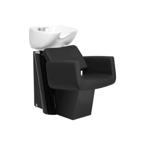 Unité de lavage cheveux Helsinki Gabbiano noir et blanc ergonomique