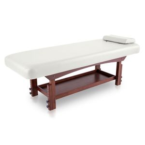 Camilla de SPA fija con base de madera