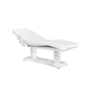 Lit de soins esthétique électrique Azzurro 818A blanc réglable 65-83 cm