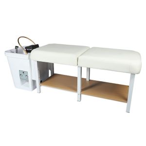 Barella fissa in legno con vasca per la testa