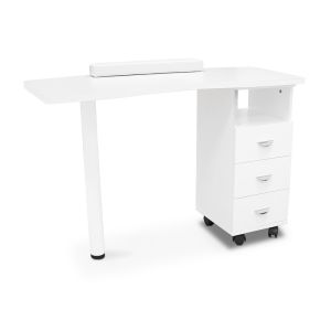 Table de manucure avec trois tiroirs