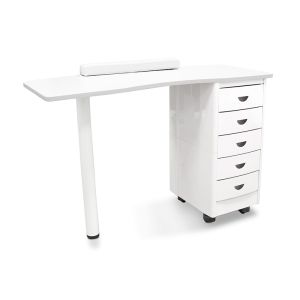 Table à ongles professionnelle avec 5 tiroirs