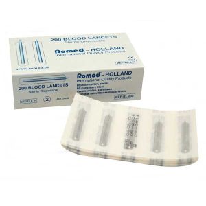 Lancetas Estériles Romed. 200 u.