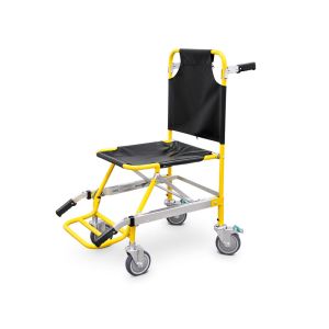Folding emergency evacuation chair
