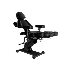 Fauteuil électrique professionnel pour tatouage Ink 606 noir réglable