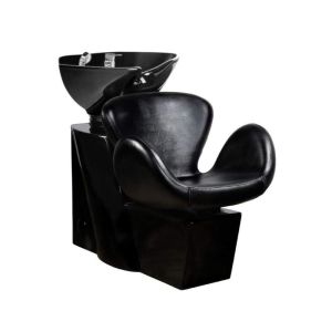 Unité de lavage cheveux Amsterdam noire Gabbiano professionnelle