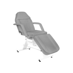 Fauteuil cosmétique A-202 noir avec appui-tête et bacs pratiques