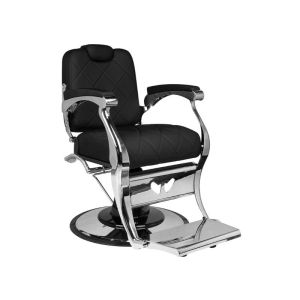 Poltrona Barbeiro Miami com Pistão Hidráulico e Encosto Reclinável